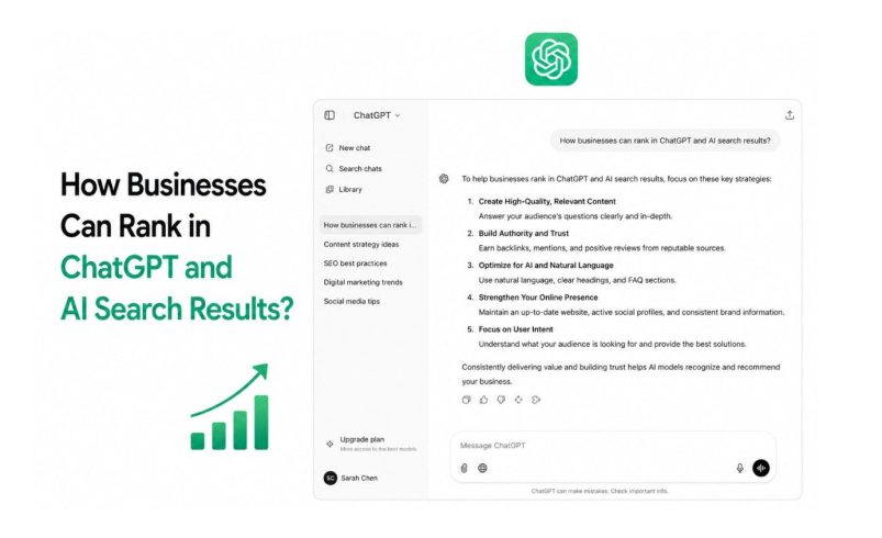 How Businesses Can Rank in ChatGPT and AI Search Results?