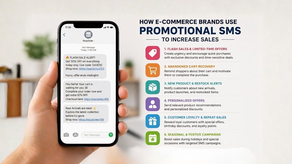How E-Commerce Brands Use Promotional SMS to Increase Sales?