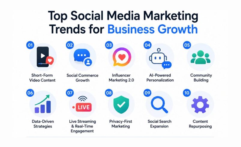 Top 10 Social Media Marketing Trends for Business Growth in 2026
