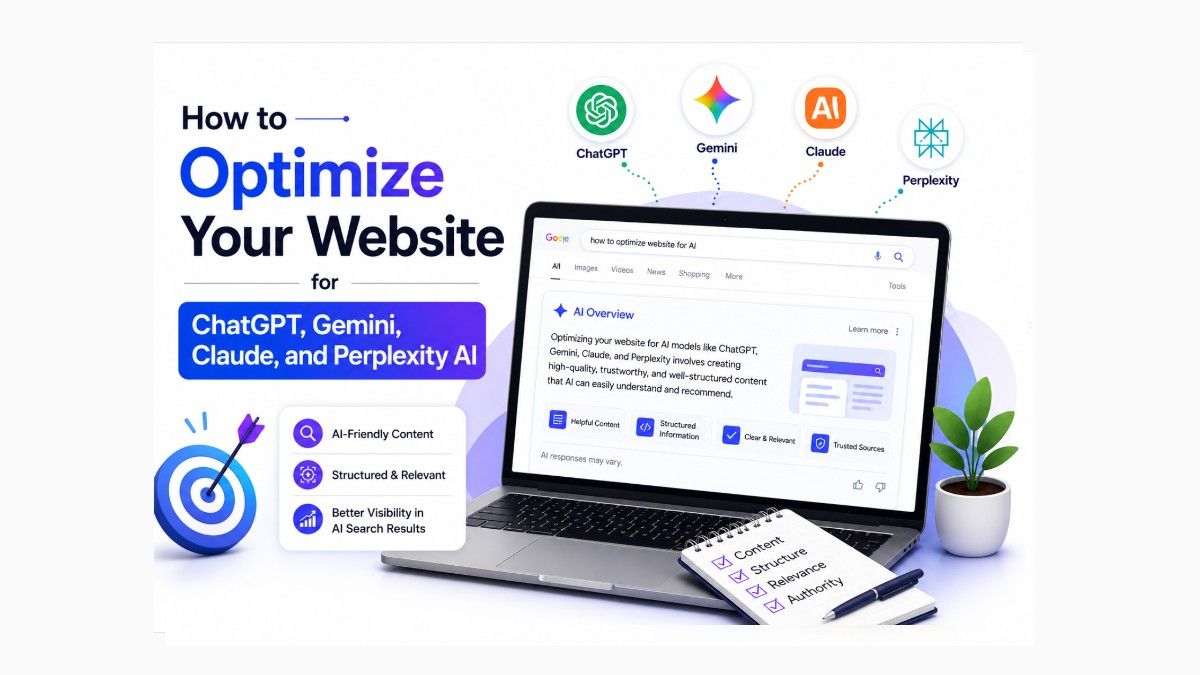 How to Optimize Your Website for ChatGPT, Gemini, Claude, and Perplexity AI