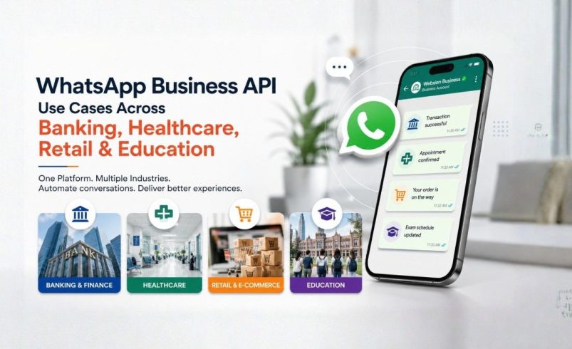 WhatsApp Business API Use Cases Across Banking, Healthcare, Retail & Education