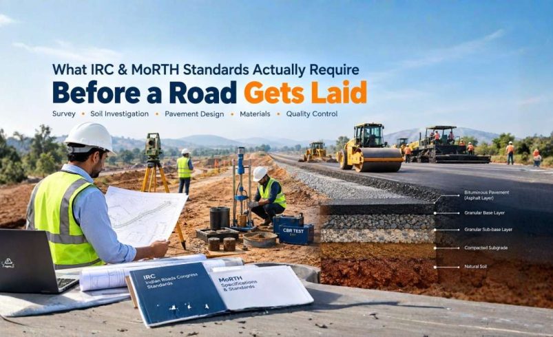 What IRC and MoRTH Standards Actually Require Before a Road Gets Laid?