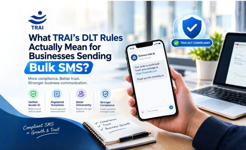 What TRAI’s DLT Rules Actually Mean for Businesses Sending Bulk SMS?