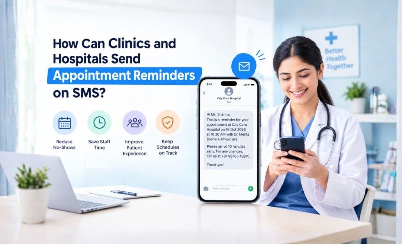 How Can Clinics and Hospitals Send Appointment Reminders on SMS?