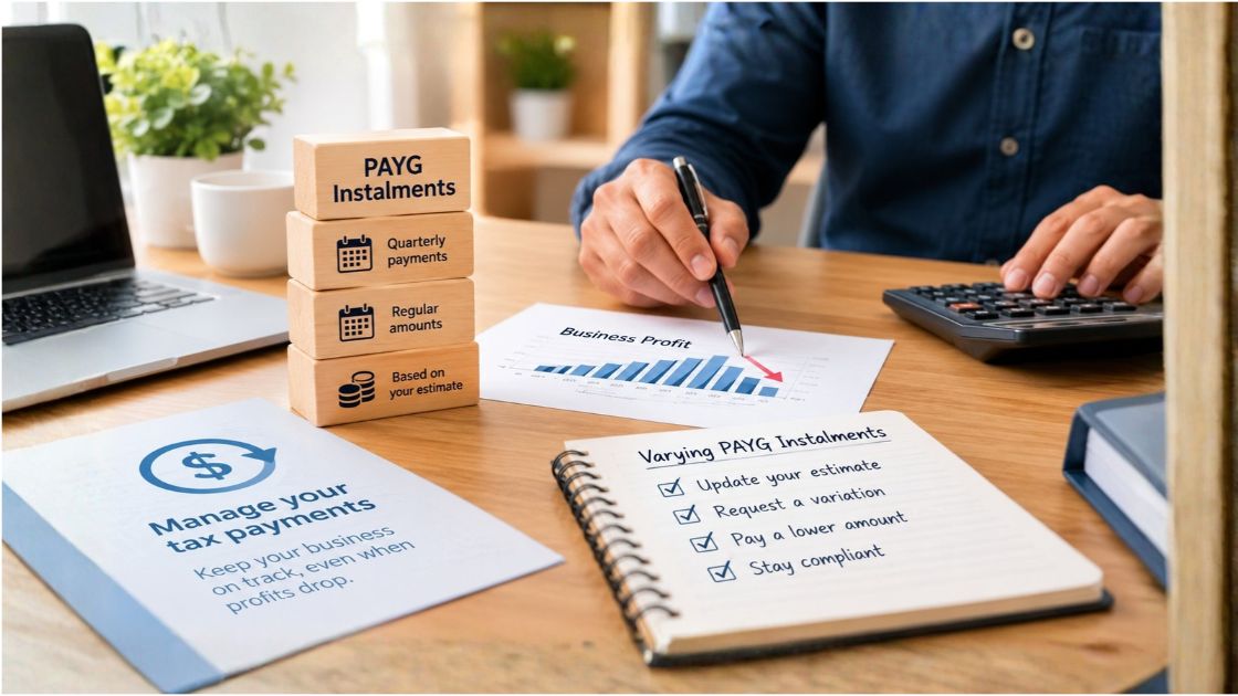 How Do PAYG Instalments Work, and How Can You Vary Them When Profit Drops_