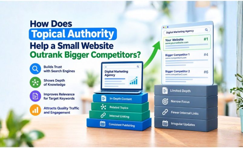 How Does Topical Authority Help a Small Website Outrank Bigger Competitors?