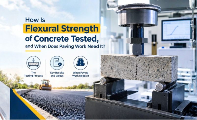 How Is Flexural Strength of Concrete Tested, and When Does Paving Work Need It?