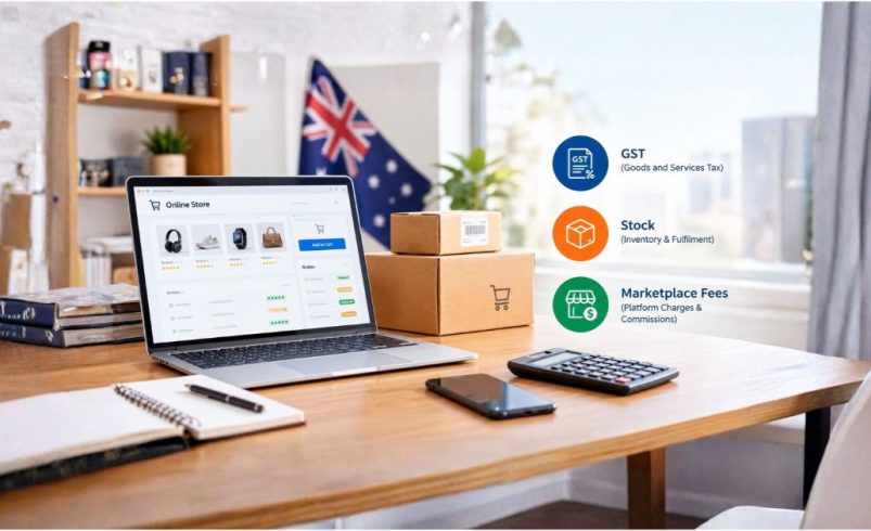 What Must Australian Online Sellers Track for GST, Stock and Marketplace Fees?